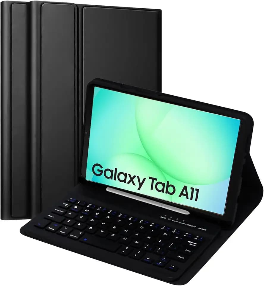 Hülle mit Tastatur für Samsung Galaxy Tab A11