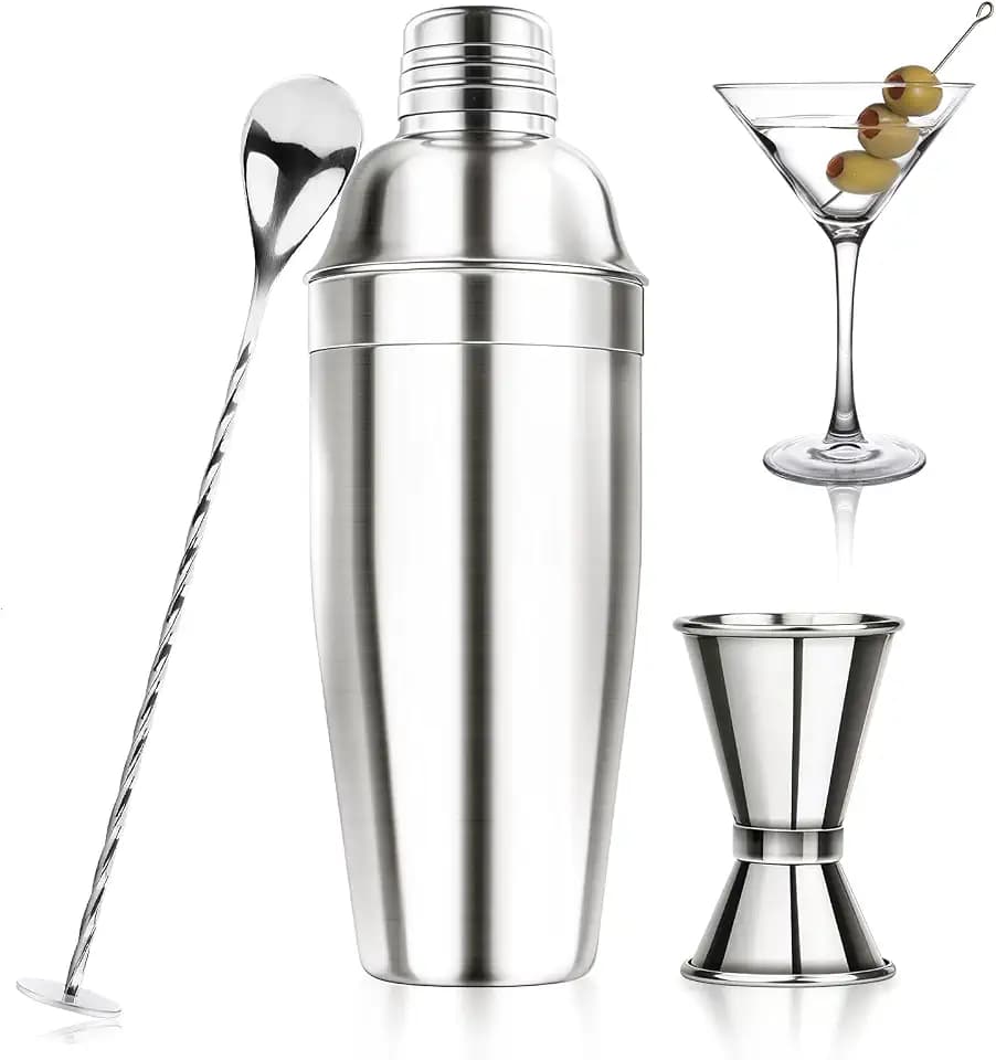 Ohtomber 24oz Stainless Steel Cocktail Shaker Set Bartender Kit