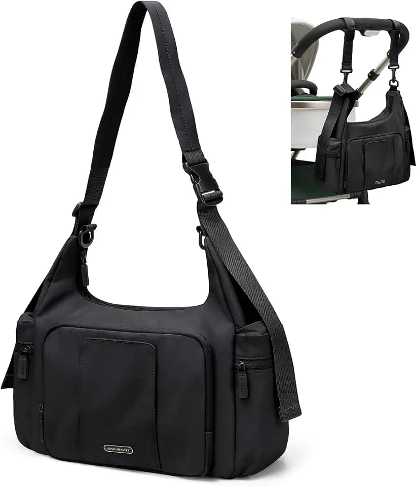 14L Puffer Diaper Bag Tote, Large Capacity Travel Diaper bags, Crossbody Hospital Bag for mom