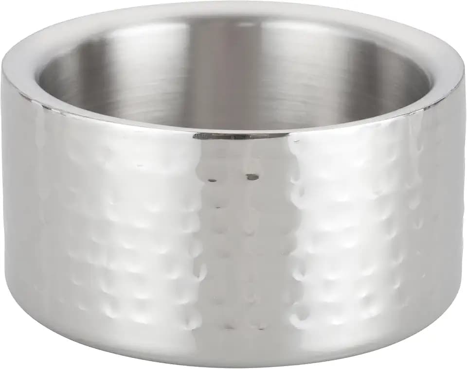 Winco 5" Coaster Stainless Steel Wine Coaster