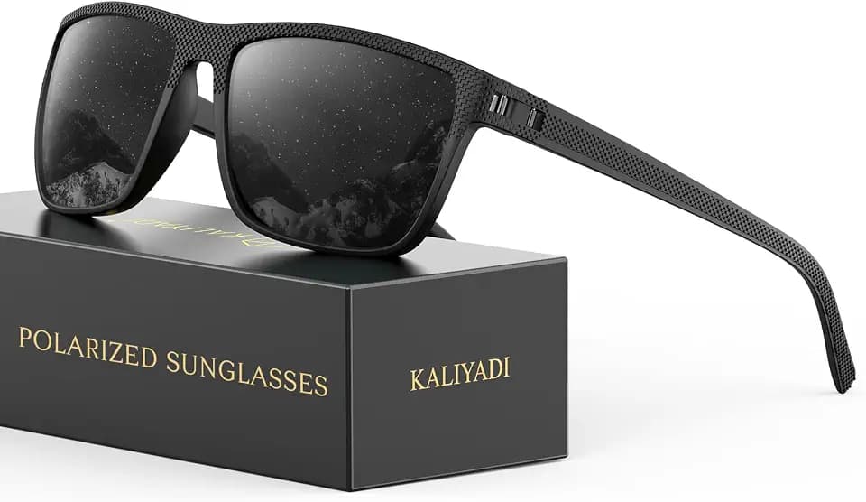 KALIYADI Mens-Sunglasses Polarized Sunglasses Men: Classic Sun Glasses with UV400 Protection for Driving Fishing Golf