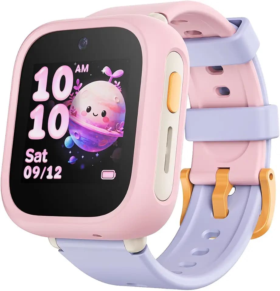 TCL Kids Watch K5, schlanker und Leichter, präzise 10-fache Ortungsfunktion, HD-Videoanrufe, austauschbare Armbänder und Gehäuse, DSGVO-Zertifizierung zum Datenschutz, Nano-SIM