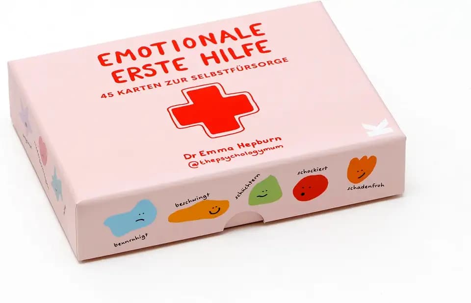 Laurence King Emotionale Erste Hilfe: 45 Karten zur Selbstfürsorge, Silver
