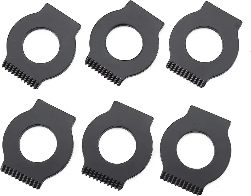 6 PCS Ferro rods Striker, Ferrocerium Rod Scraper, DIY Your EDC Tools for Survival, Emergency, Camping, Backpacking, Hiking, Bush-Craft, Hunting