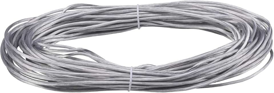 Paulmann 94589 Seilsytem Spannseil Corduo 20m isoliert 2,5qmm Seil Transparent Drahtseil Schiene