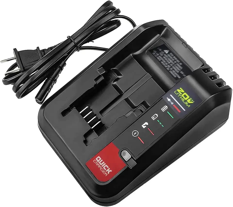 20V Lithium Battery Fast Charger Compatible with Black and Decker LBXR20 LBXR2020 LB2X4020 and Porter Cable 20V Lithium Battery PCC685L PCC680L PCC681L, PCC692L
