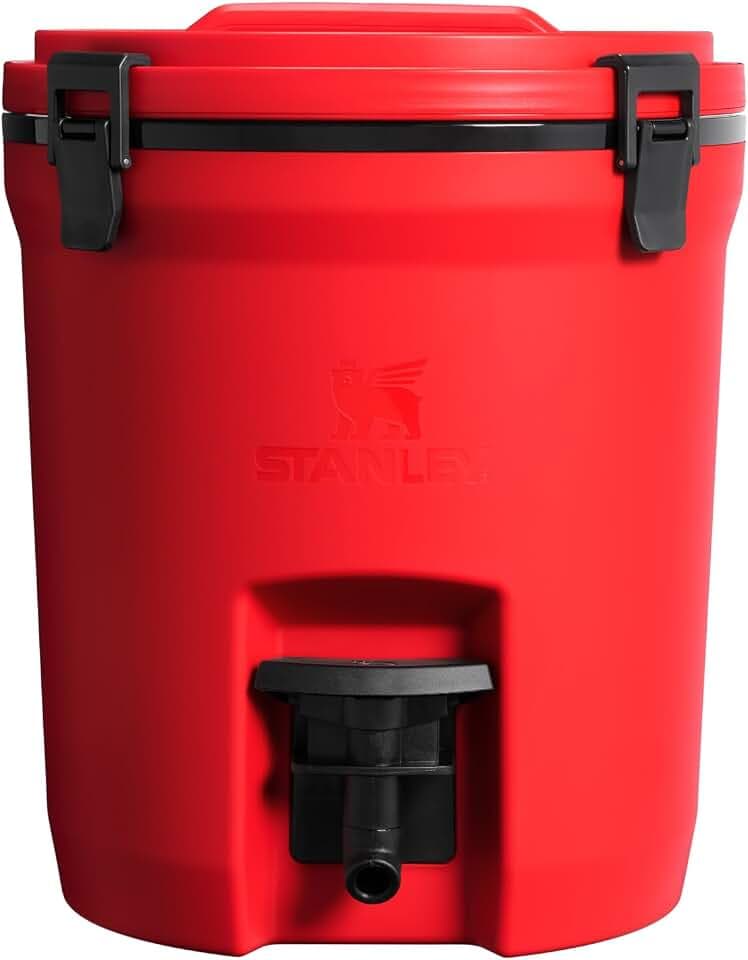 Stanley Adventure Fast Flow Water Jug | Leakproof Ice Water Dispenser | Insulated Beverage Cooler | Easy Pour Spigot and Latched Foam Lid | BPA-Free