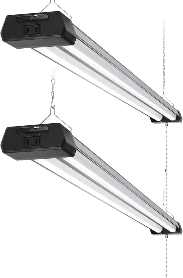 Barrina BS42a LED Shop Lights 4FT for Workshop, 42W 4800LM 5000K, 2 Packs