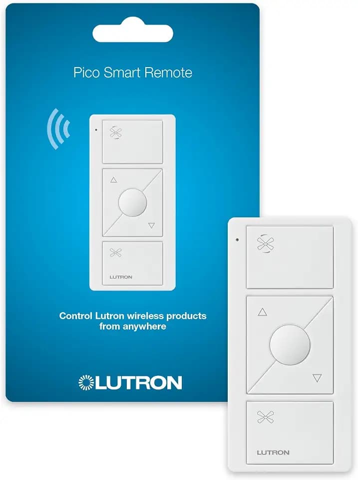 Lutron Pico Remote for Caseta Smart Fan Speed Control, 3 Button Control