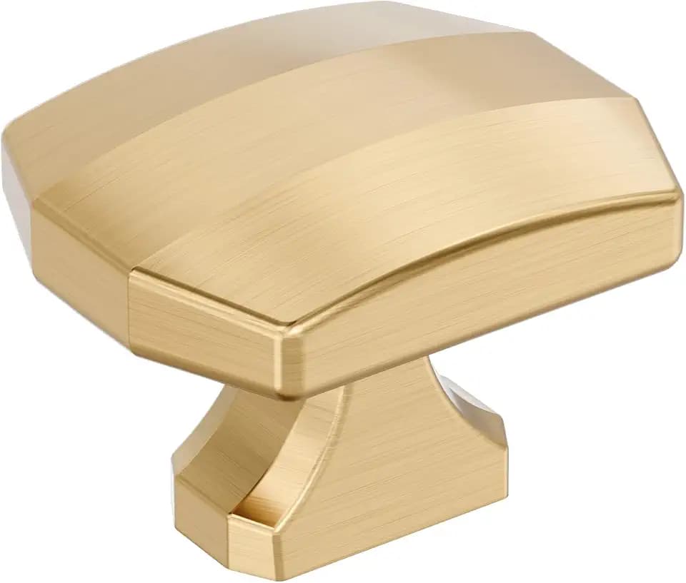 Amerock 1-1/2" Rectangle Bellamy Champagne Bronze Cabinet Knob