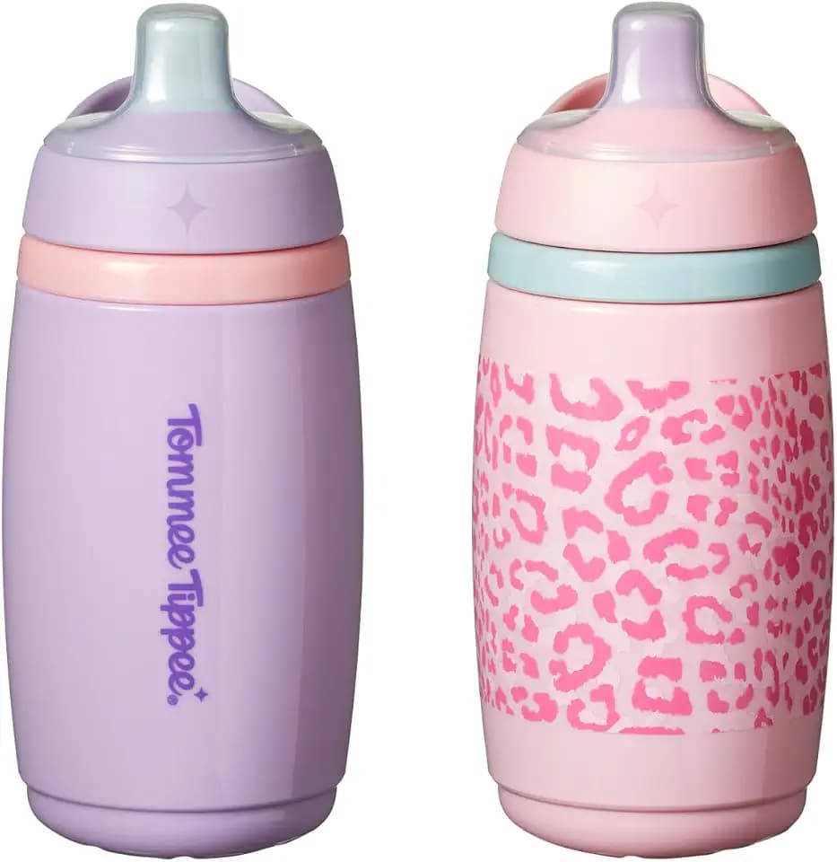 Tommee Tippee Active Spout Toddler Cups, 1-3 Years, Insulated, 9oz