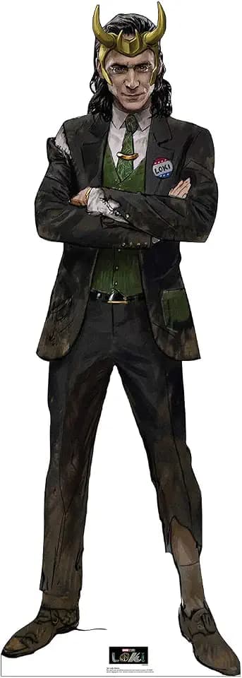 Cardboard People Loki Horns Cardboard Cutout - Disney
