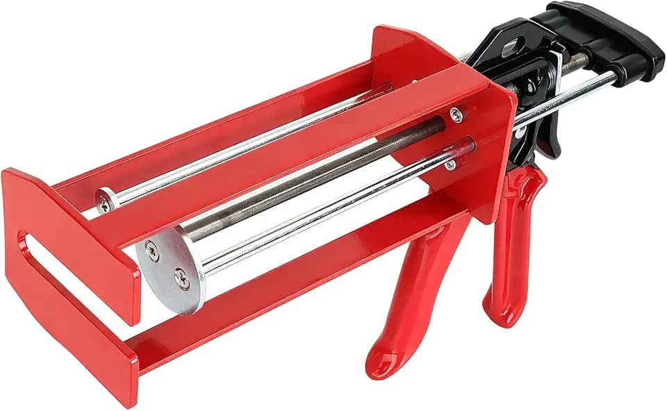 490mL 10:1 Epoxy Gun for 16.6 oz 10:1 Dual Cartridges, Manual 2-Part Adhesive Dispensing Tool for Two-Component Adhesives