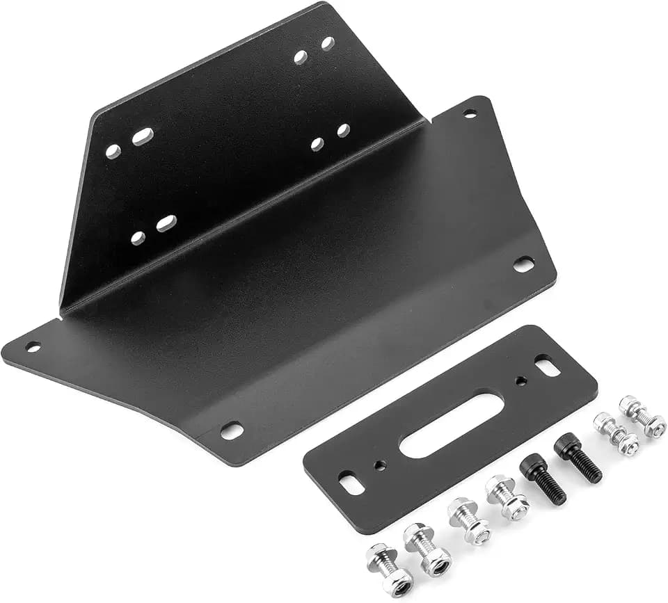WeiSen Winch Mount Plate Fit for Polaris Ranger 1000 900 XP Crew 2013-2026