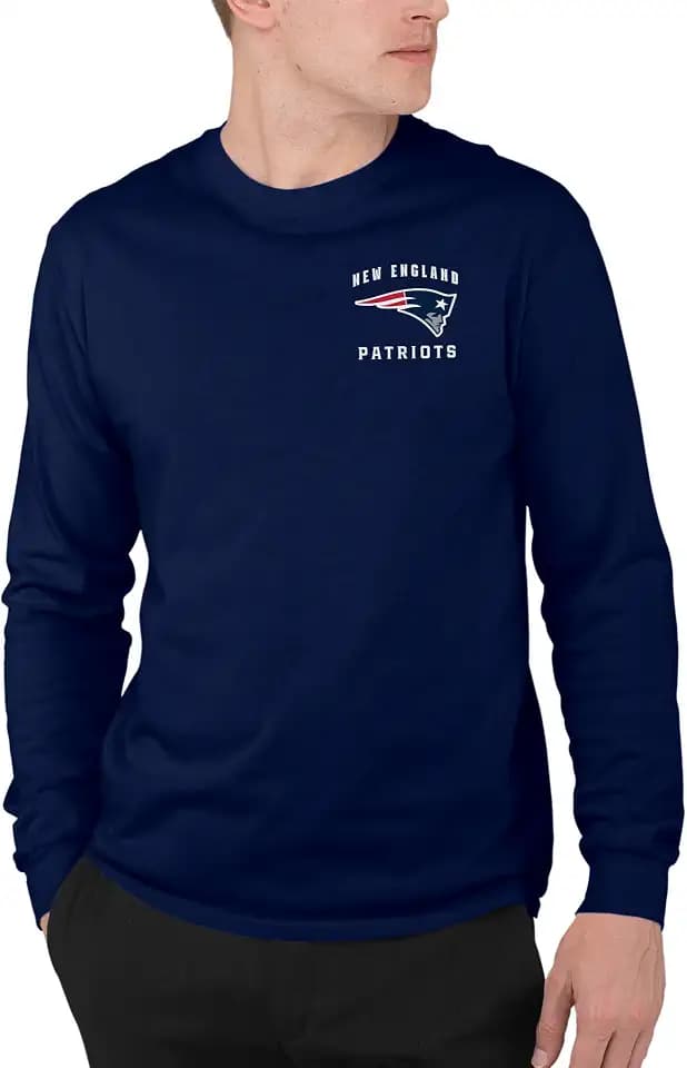 Junk Food NFL - Field Flag Adult LS T-Shirt