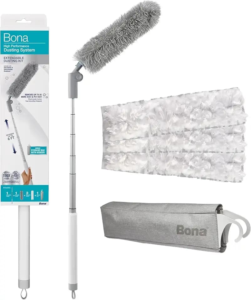 Bona High Performance Dusting System with Extendable Handle