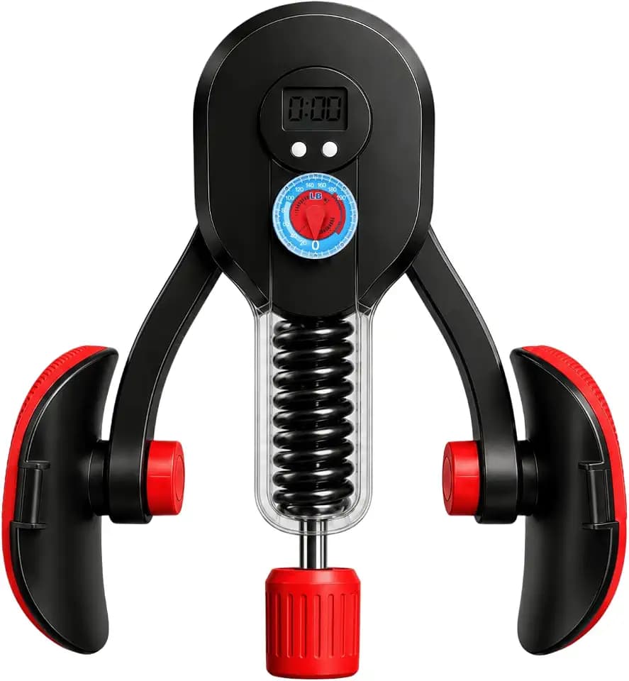Thigh Exerciser & Pelvic Floor Trainer, 176-190 LB Adjustable Inner Thigh Workout Equipment with LED Counter & Resistance Display for Women & Men, Home Fitness for Glutes, Legs & ARMS