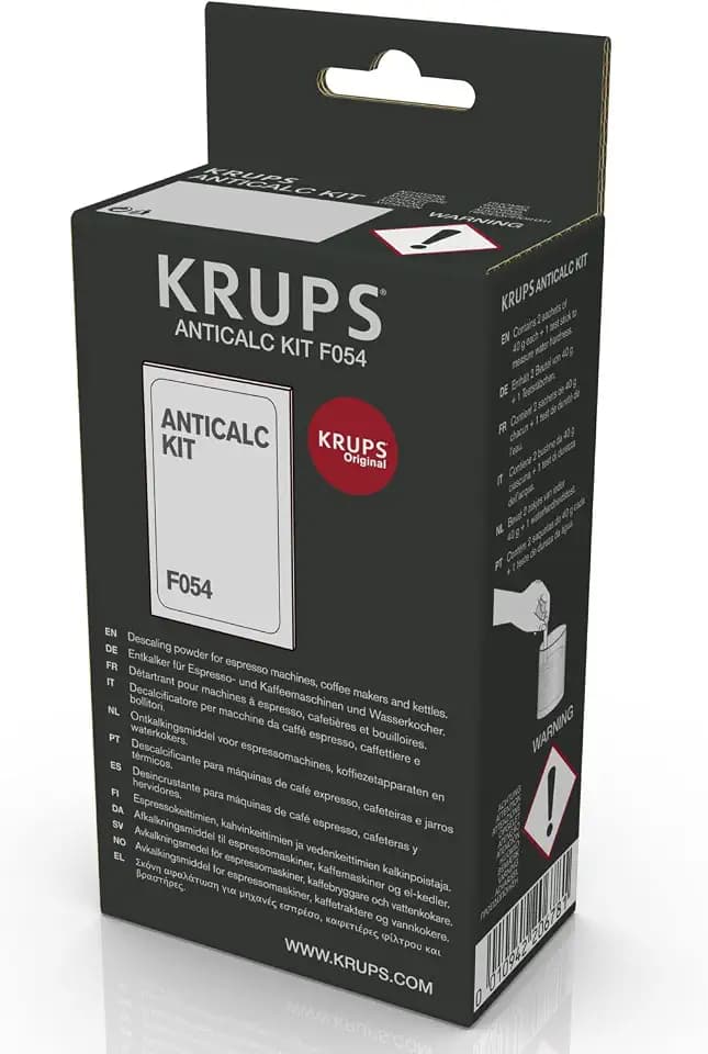 KRUPS F054 Descaling Powder for Kettles Coffee and Espresso Makers Fully Auto Machines EA8442 And EA8250