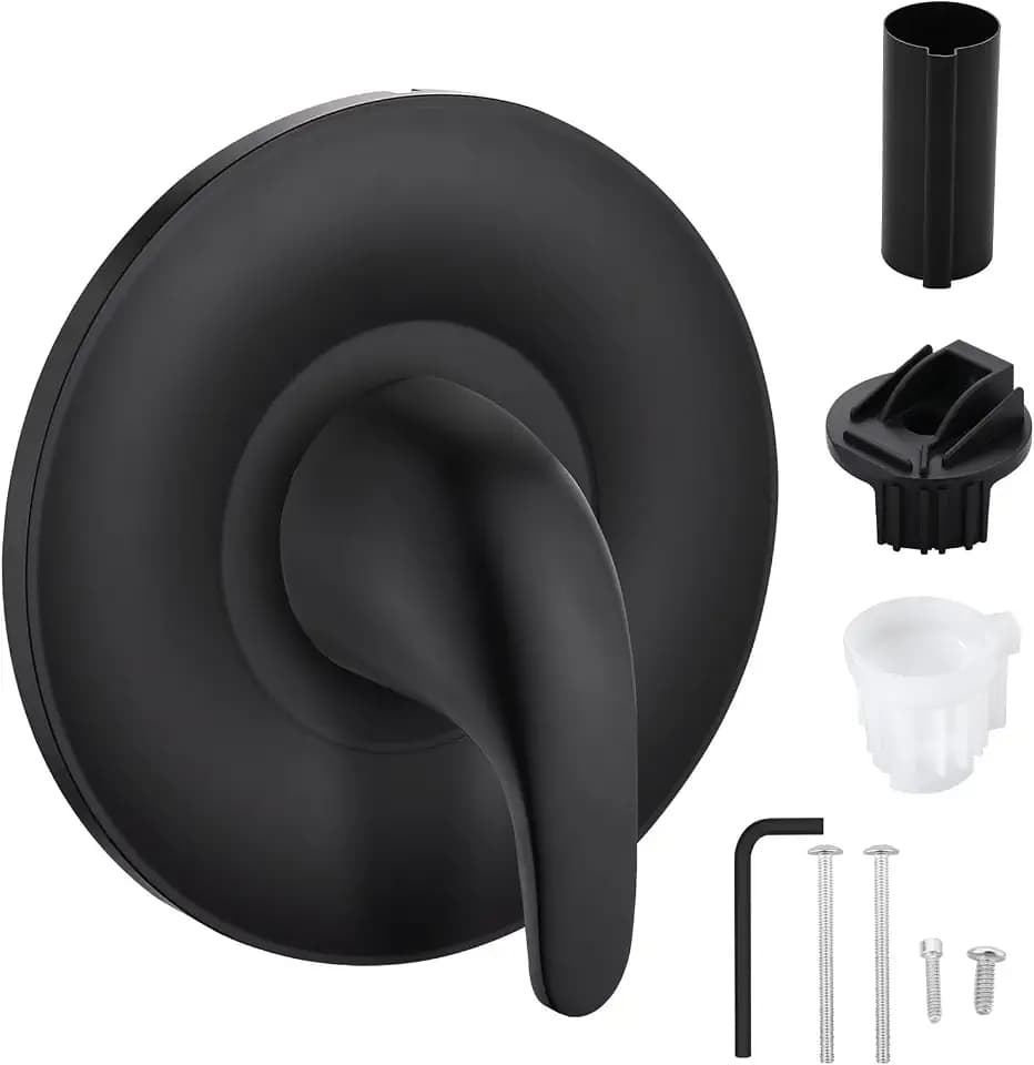 Matte Black Shower Trim Kit Shower Lever Handle for Moen Gibson Posi-Temp Valve Trim Kit