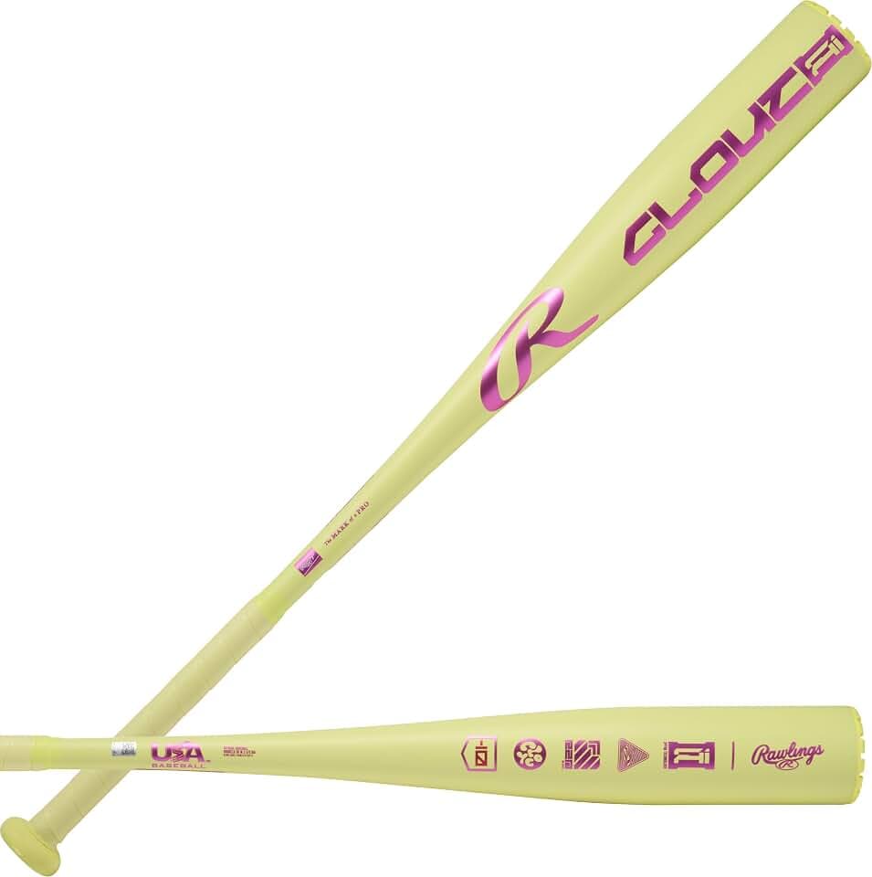 Rawlings | 2026 | Clout Ai Baseball Bat | USA | -10 | 1 Pc. Alloy