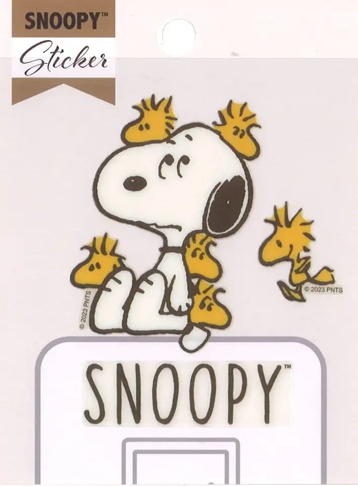 S&C Corporation Snoopy Switch Sticker Woodstock PKS301