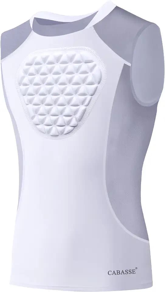 Cabasse Youth Chest Protector, Heart-Guard/Sternum Protection Shirt for Baseball, Football, T Ball, Lacrosse & Goalies