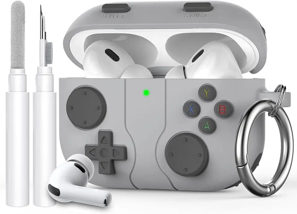 AhaStyle Hülle für AirPods Pro 3 (2025) Mit Reinigungsstift