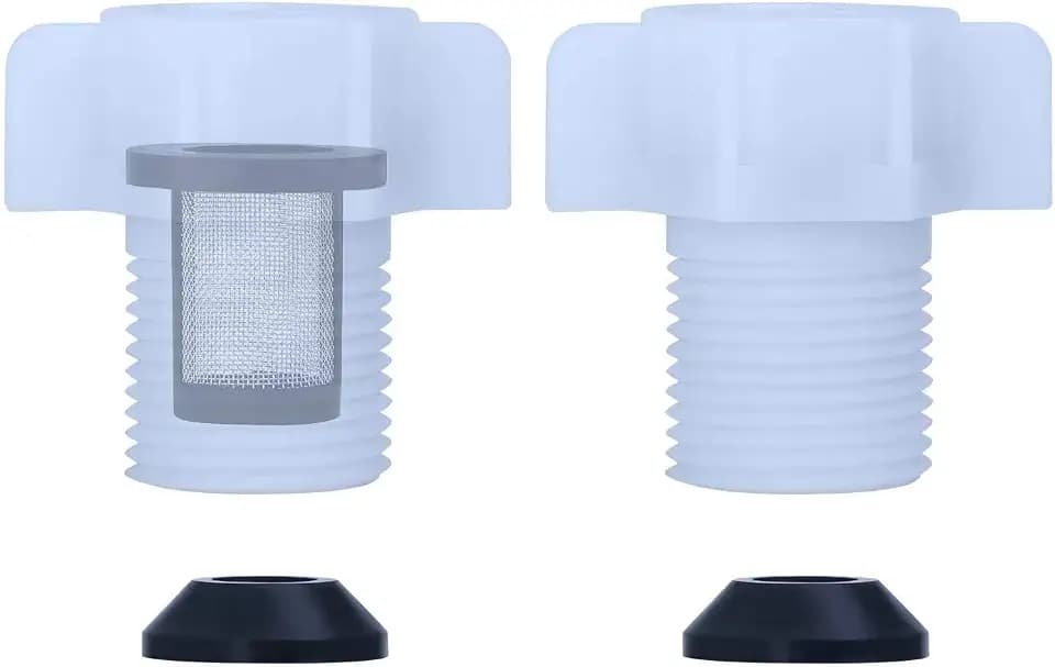 YUHX 7/8" Toilet Water Filter Screen Adapter (2 PCS) for Toilet Fill Valve
