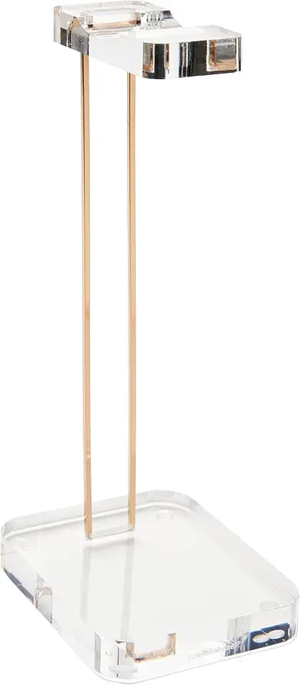 russell+hazel Acrylic Headphone Stand with Gold Hardware, Clear