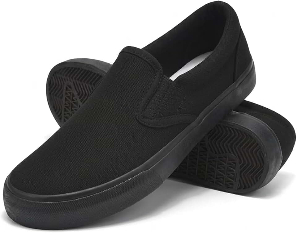 Women's Slip on Casual Canvas Shoes Fashion Sneakers, Classic Low-Top Comfortable Sneaker for Walking and Travel