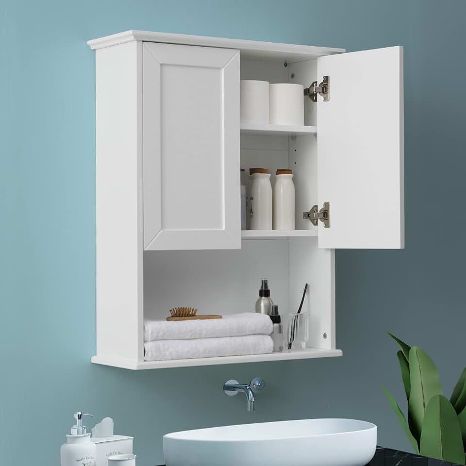 VANIRROR Bathroom Wall Medicine Cabinet with Soft-Close Buffering Hinges