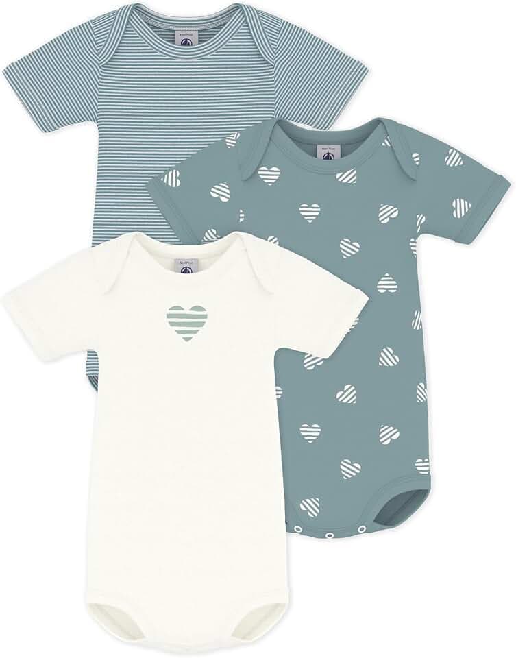 Petit Bateau Unisex Baby A0foi Unterwäsche für den Tag (3er Pack)