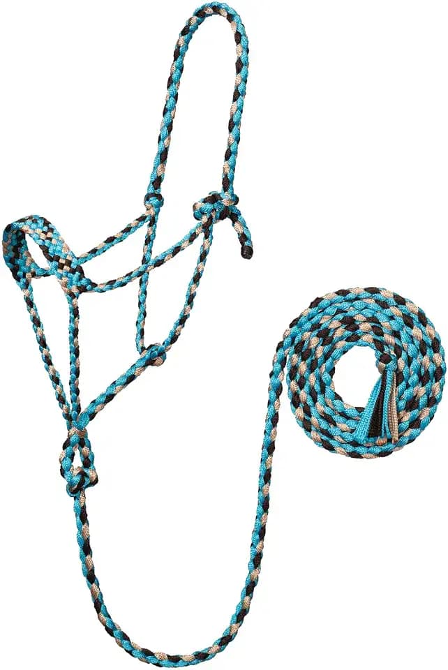 Weaver Leather Braided Rope Halter with 10' Lead