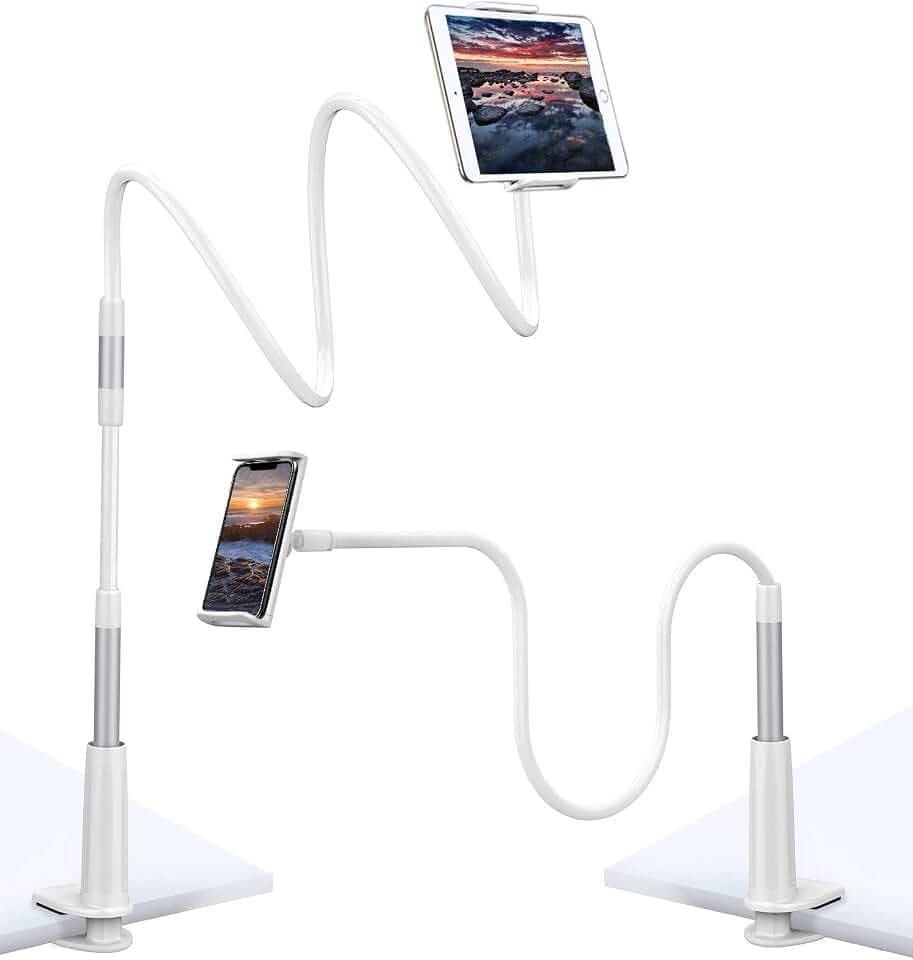 Joylink Handyhalter, Handy Halterung Schwanenhals Halter Universal Ständer für Smartphone Handy Tablet Schwanenhals Flexible Lange Arme Handy Tablet Ständer