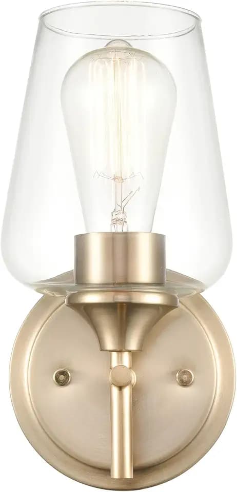 Millennium Lighting 10" 1 Light Modern Metal Wall Sconce in Gold