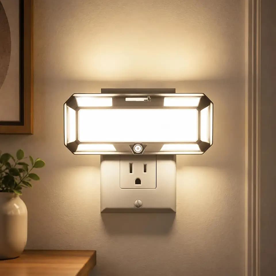 L LOHAS LED Bright Night Lights Plug into Wall, 0-250LM LED Night Light
