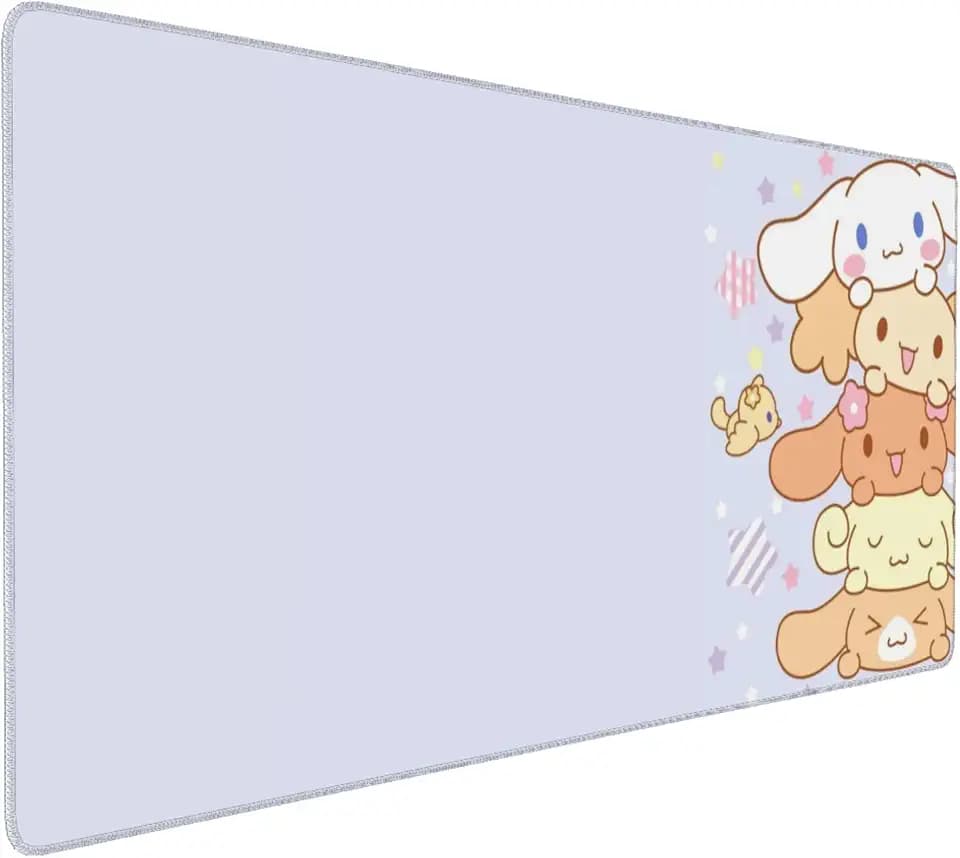 Kawaii Girly Gaming-Mauspad, langes verlängertes XXL-Mauspad, extra große Schreibtischunterlagen, Tastaturunterlage für Arbeit, Spiel, Büro, Zuhause, 80 x 40 cm