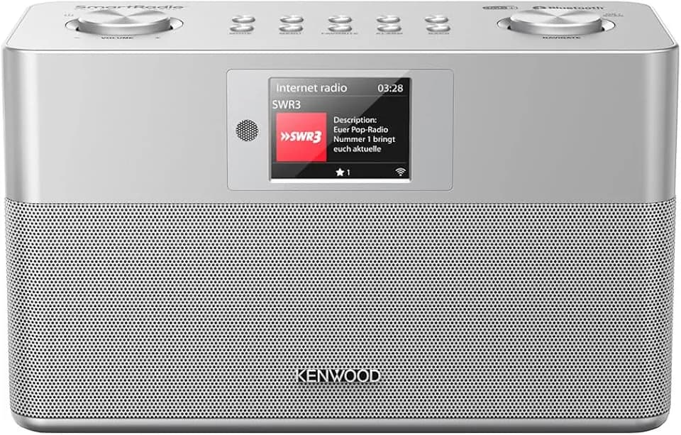 KENWOOD CR-ST100S-S Stereo Smart-Radio, Internetradio, DAB+, WLAN, Silber