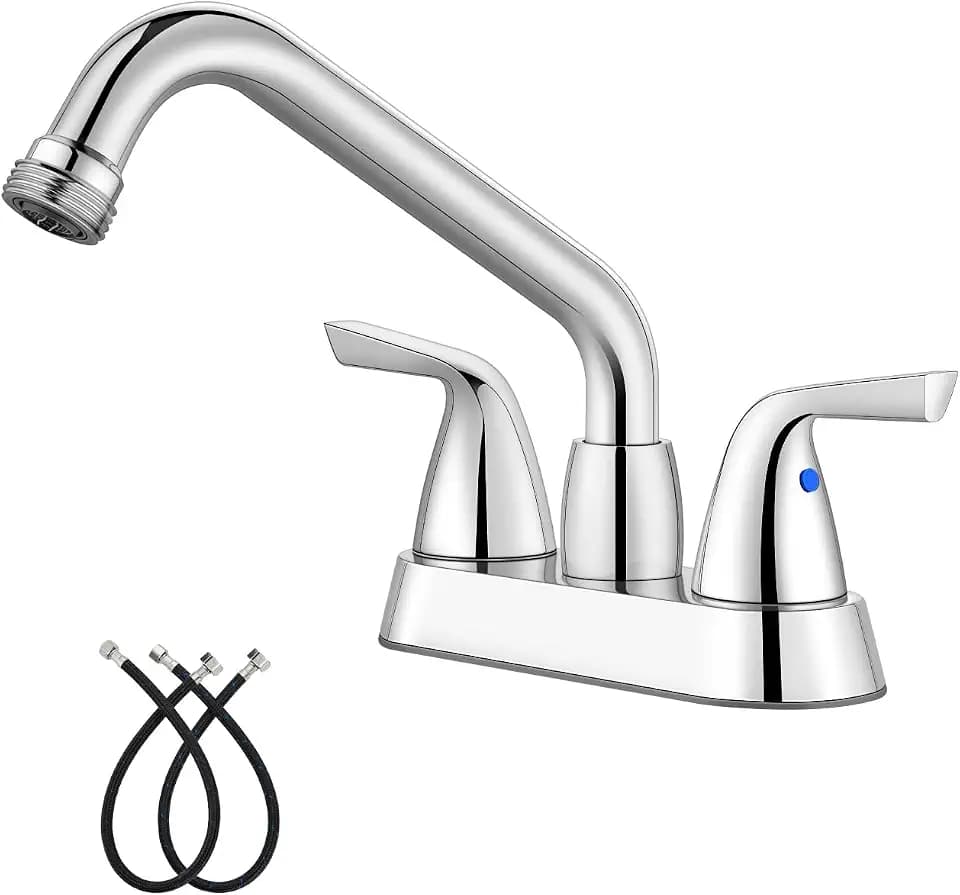 Aolemi Utility Laundry Sink Faucet,3/4" NPT Threaded End,Polish Chrome