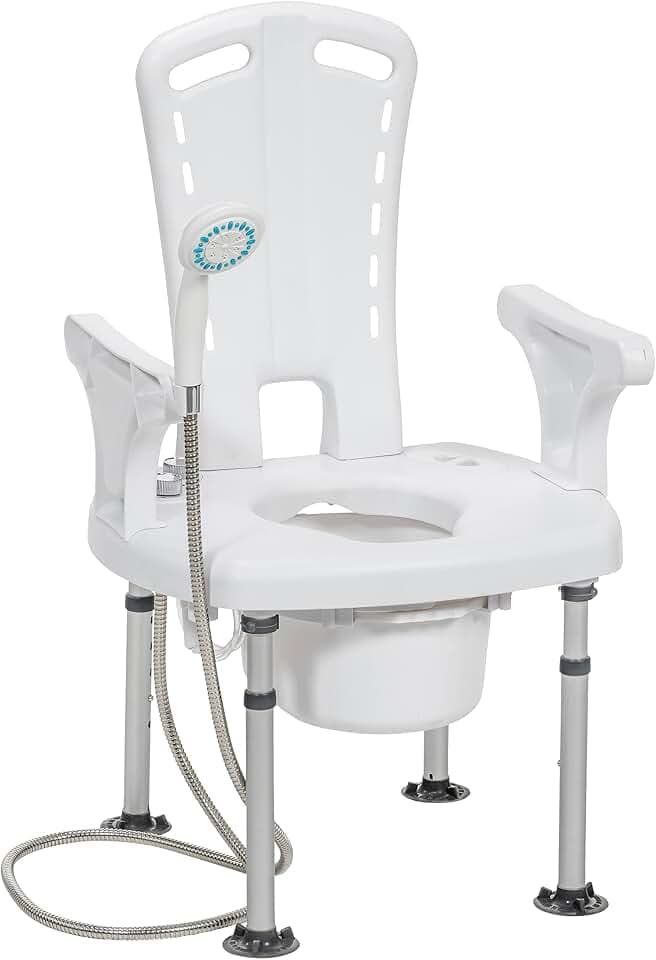 Drive Medical PreserveTech AquaChair Bathing System with Bidet and Sprayer