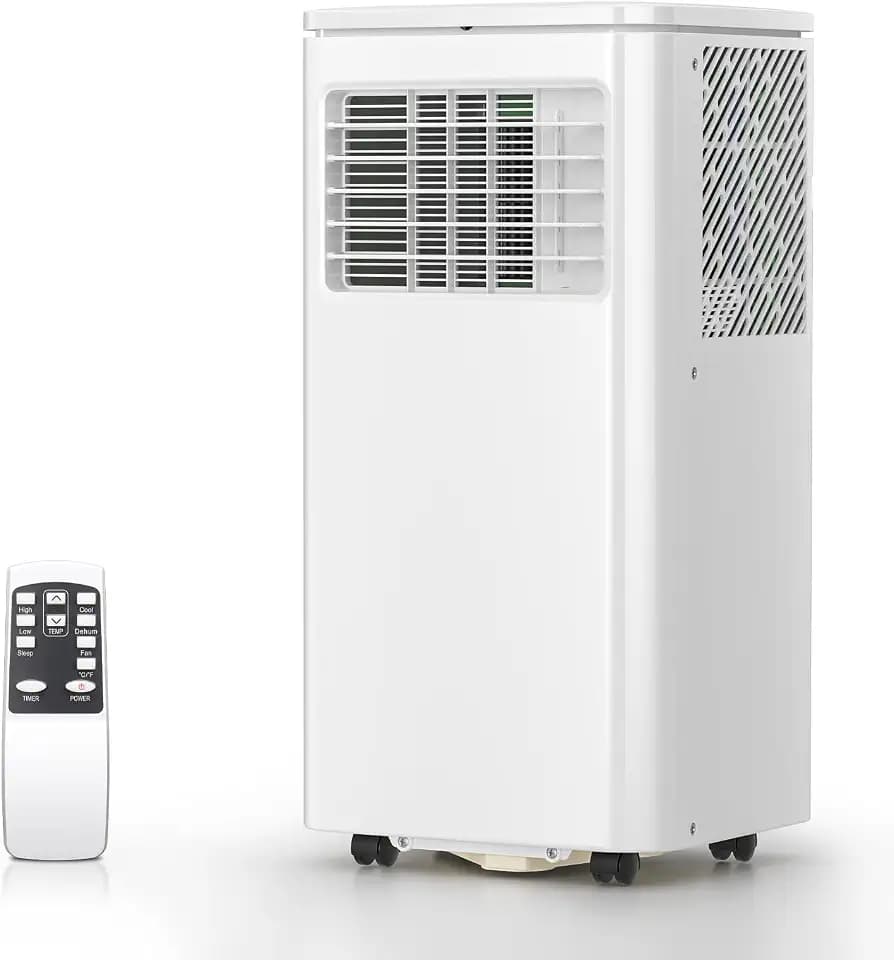 Antarctic Star 10000 BTU Portable Air Conditioners, Portable AC Unit with Fan/Dehumidifier/Sleep Modes, Cools up to 450 Sq.Ft with Remote Control, 24H Timer, Window Kits for Living Room, Bedroom