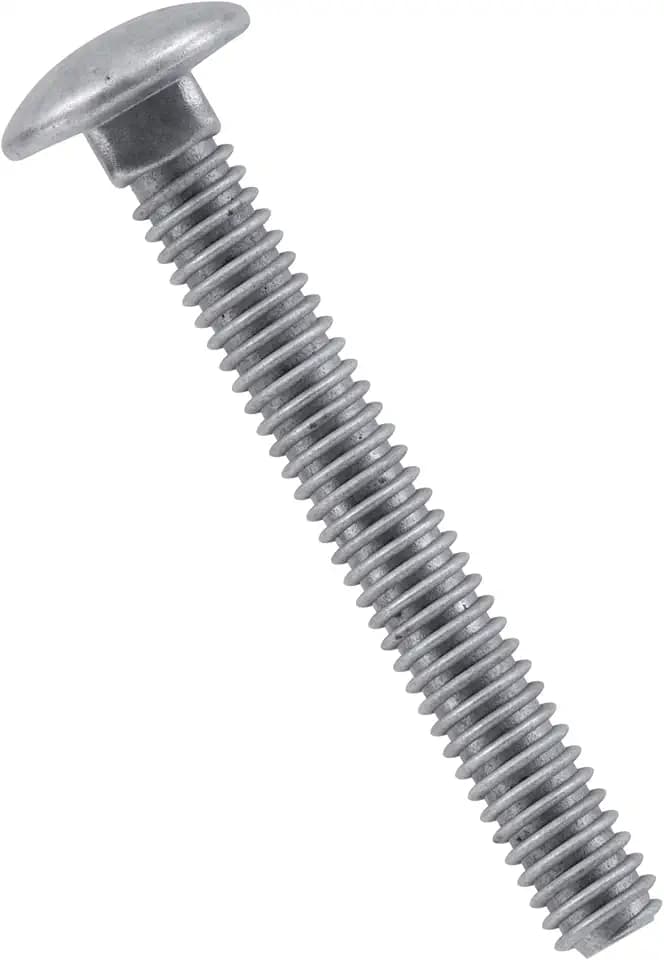 Hillman Hot-Dipped Galvanized Carbon Steel Carriage Bolts 3/8-16 x 6-Inch