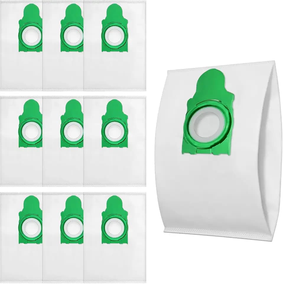 10 Pack 8300AM / 8300ER Vacuum Bags Compatible with SEBO Airbelt E Series (E1 / E2 / E3) Canister Vacuums