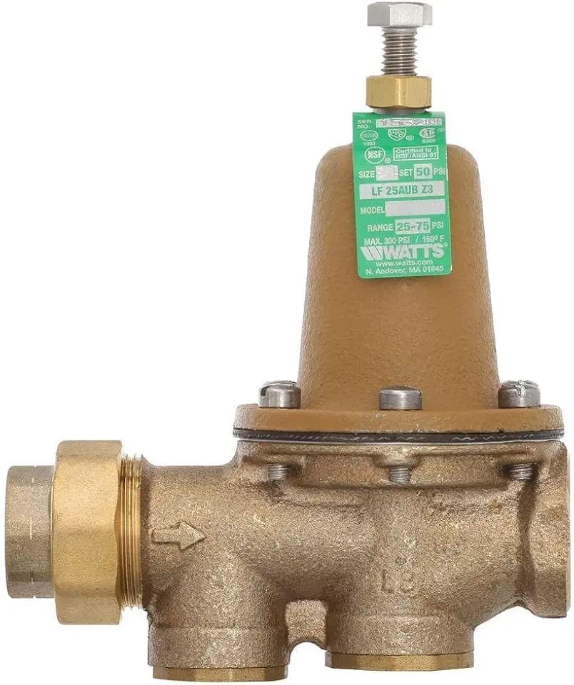 Watts LF25AUB-Z3 Lead-Free Water Pressure Reducing Valve 3/4" NPT