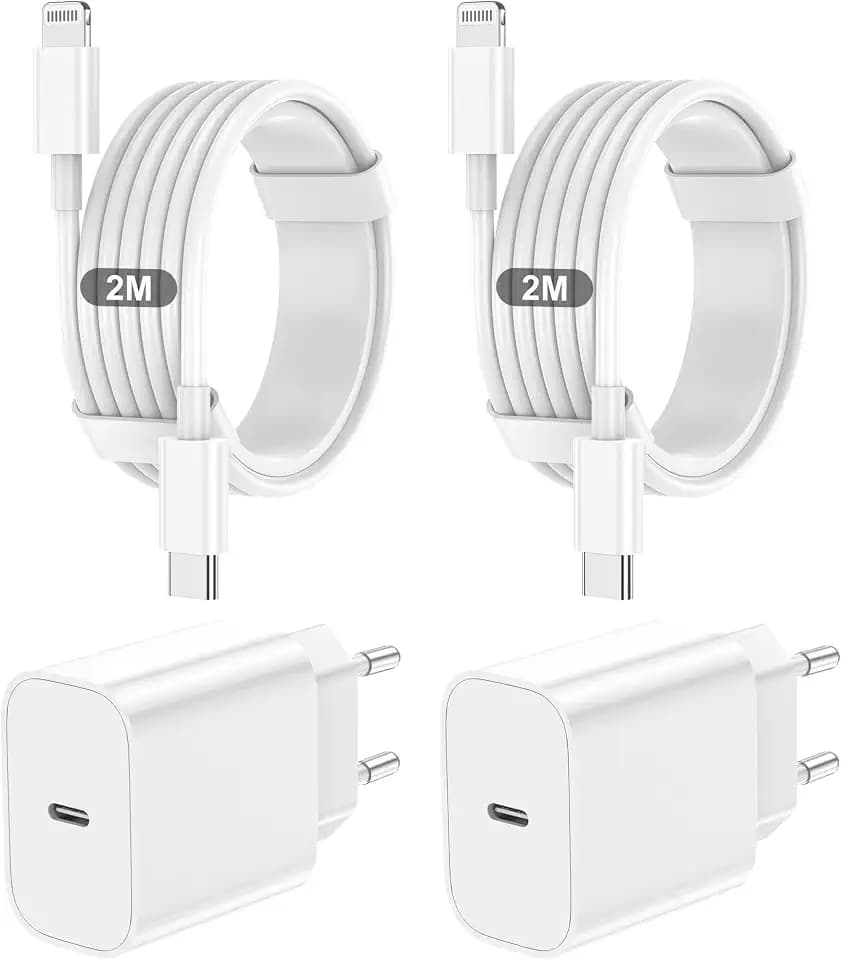 iPhone Ladekabel,2er-Pack 20w USB C Handy Ladegeräte Schnellladegerät