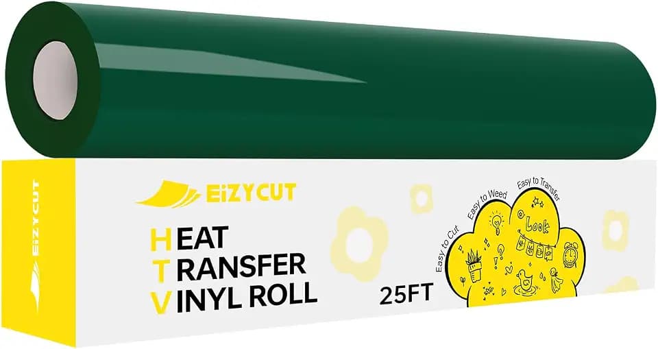HTV Heat Transfer Vinyl, Green, 12" x 25FT