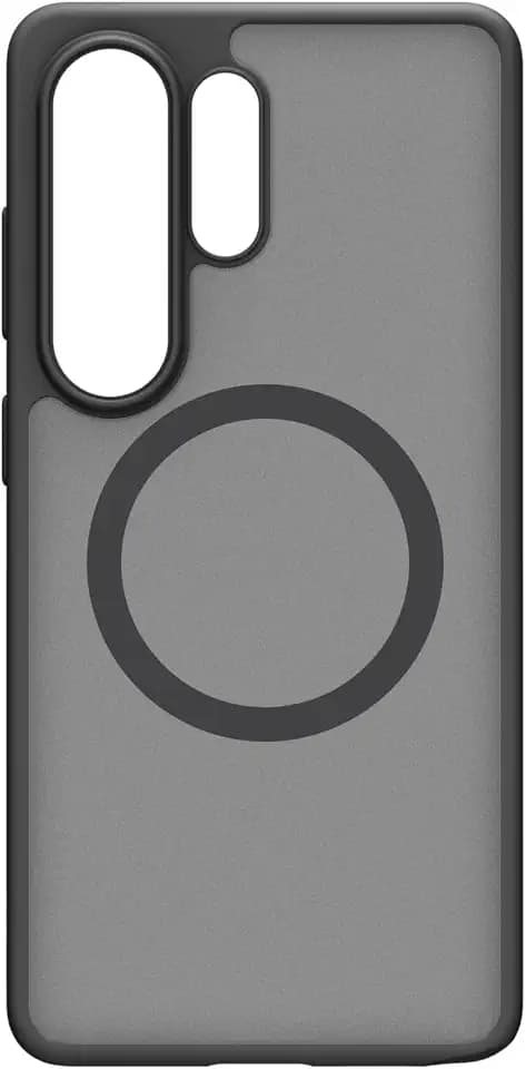 Designed for Samsung Spigen Capella Magnet Case für Galaxy S26 Ultra, semitransparente Handy-Hülle, Magnet zum Anbringen von Gadgets, Qi2-Charger kompatibel, Harte Schale, weiche Griffkante, Black