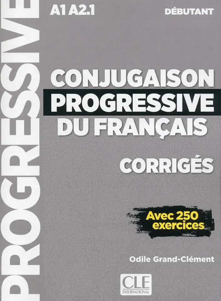 Conjugaison progressive débutant corrigés NC