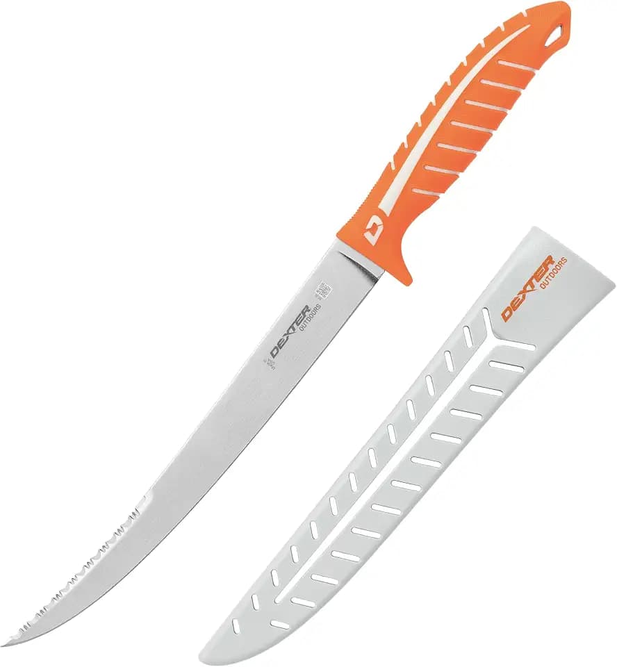 Dexter Outdoors Dextreme Dual Edge 10" Stiff Fillet Knife with Sheath