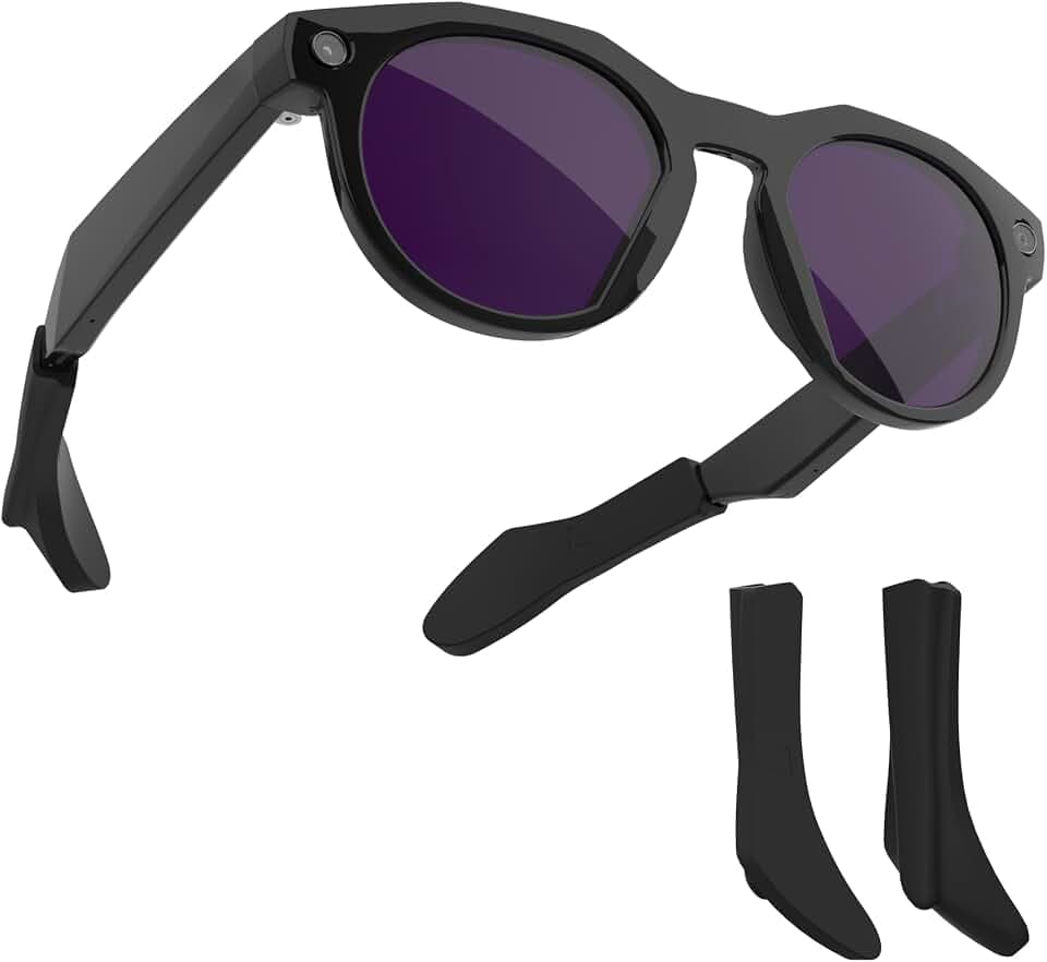 HIBLOKS Eyeglass Ear Grip Compatible with Oakley Meta HSTN Smart Glasses